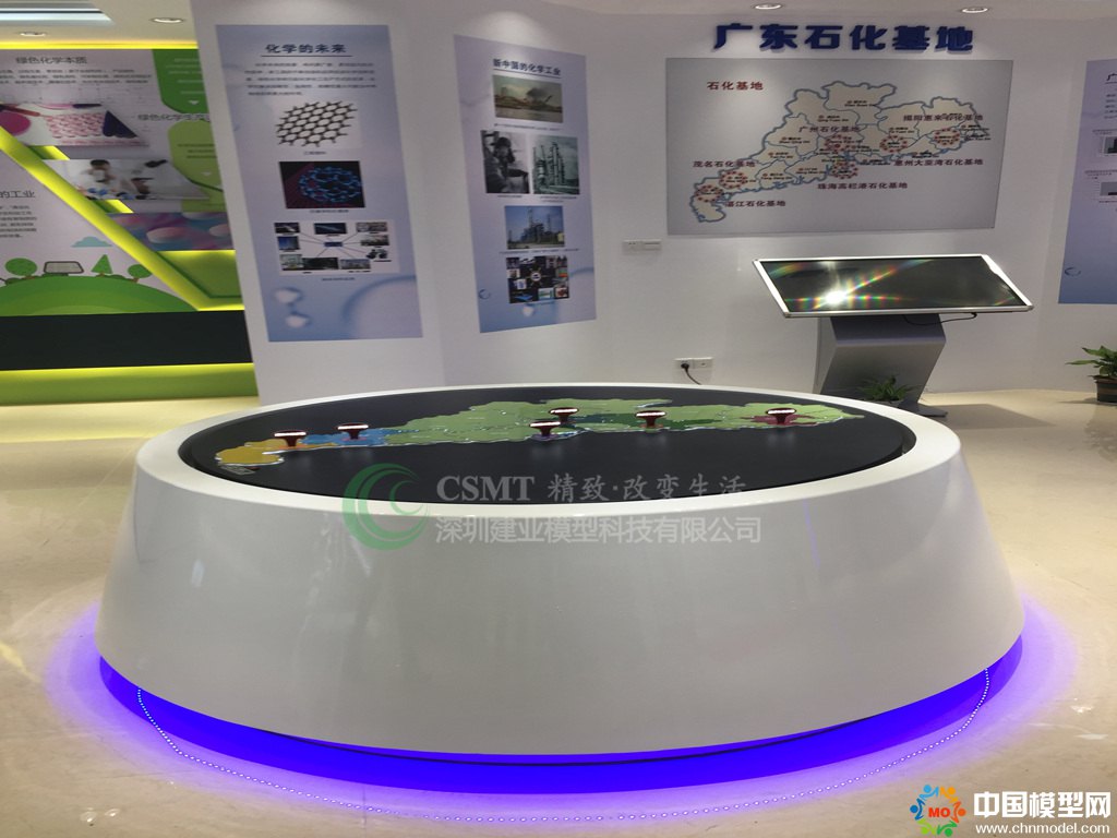 學?？破战虒W工業污水處理廠沙盤模型-石油化工沙盤模型