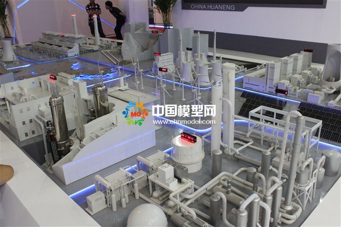 熱電站模型，核電站模型，火力發電站少盤