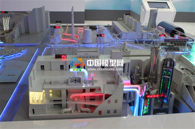 熱電站模型，核電站模型，火力發電站少盤