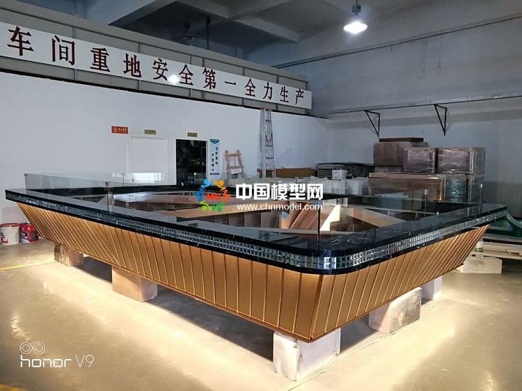 高檔樓盤模型底座，售樓部沙盤展臺（收藏）