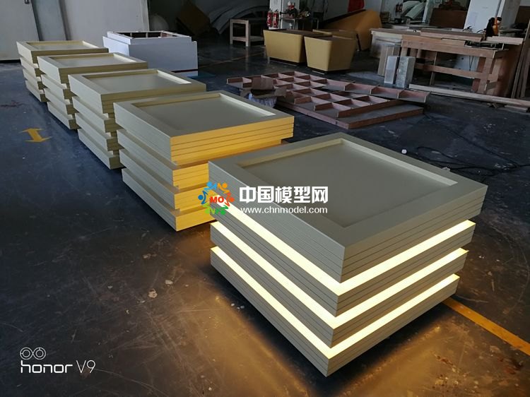 高檔樓盤模型底座，售樓部沙盤展臺（收藏）