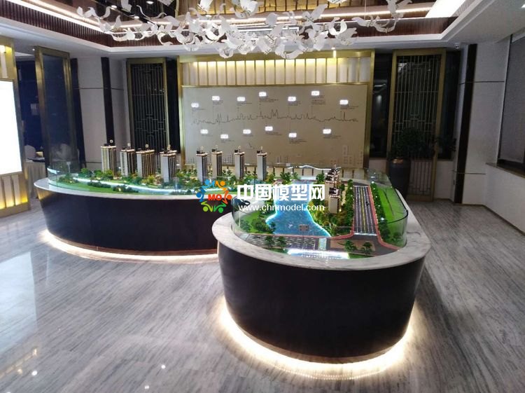 高檔樓盤模型底座，售樓部沙盤展臺（收藏）