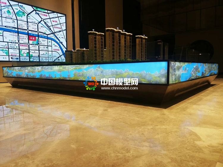 高檔樓盤模型底座，售樓部沙盤展臺（收藏）