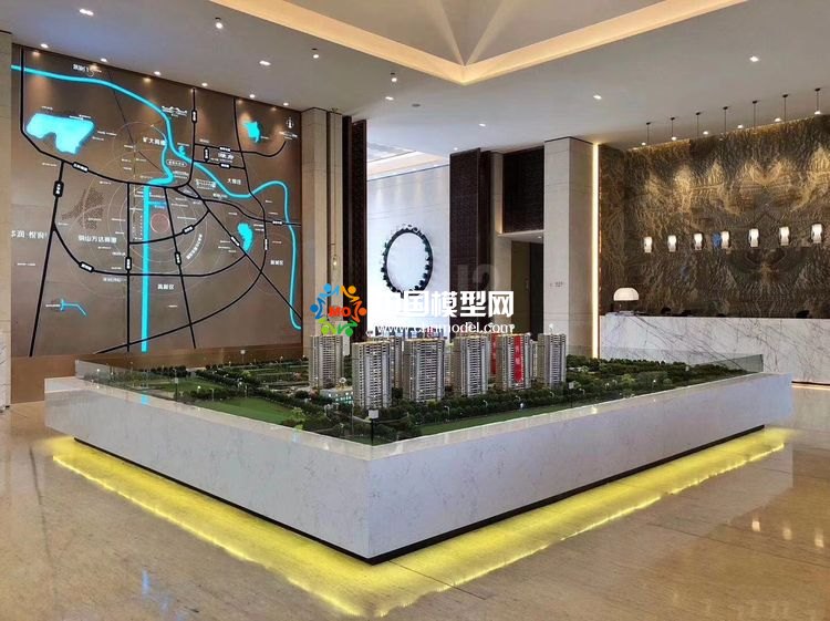 高檔樓盤模型底座，售樓部沙盤展臺（收藏）