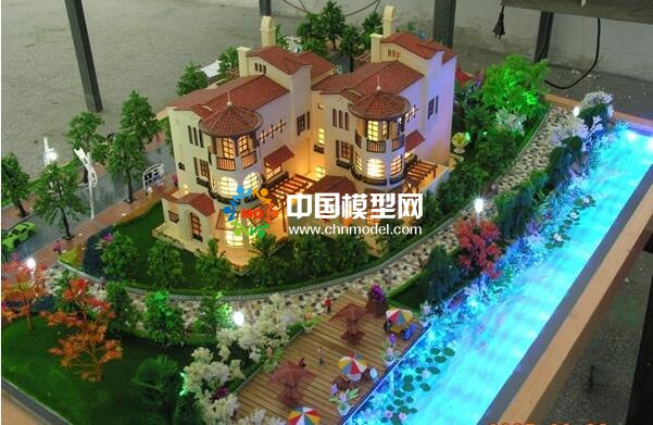 別墅模型風格各異，你能說出幾種