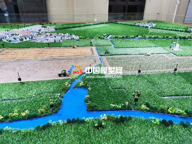 古林大田數字農業，智慧農業綜合數字解決方案沙盤模型