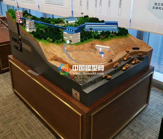 爆破應用場景沙盤模型，民爆一體化解決方案