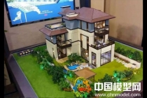 別墅模型主要突出環境觀，建筑按部就班即可