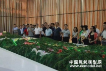 新建京張鐵路沙盤模型，有砟軌道標準高速鐵路