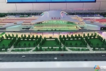 通過沙盤模型看京張高鐵線工程，預計2019年底建成通車