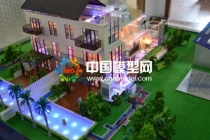 別墅沙盤模型的多種展現方式，燈光設計出彩地
