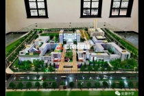 安康中學新、老校區建設沙盤模型建成