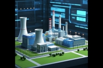 智慧電廠沙盤模型，點亮能源變革新視界